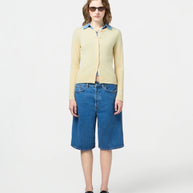 Guest in Residence Cashmere Jane Cardigan in Butter Yellow 