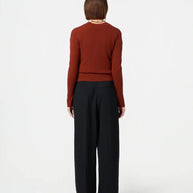 Guest in Residence Jane Cashmere Cardigan in Cinnamon 