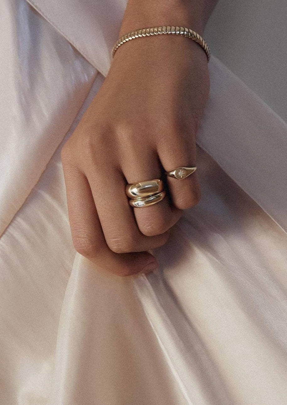 Kinn Studio North Star Signet Ring 