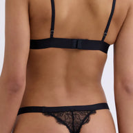 Love Stories Roomserive Thong in Black 
