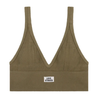 Love Stories Posey Sporty Bra Green Knit Bra Set