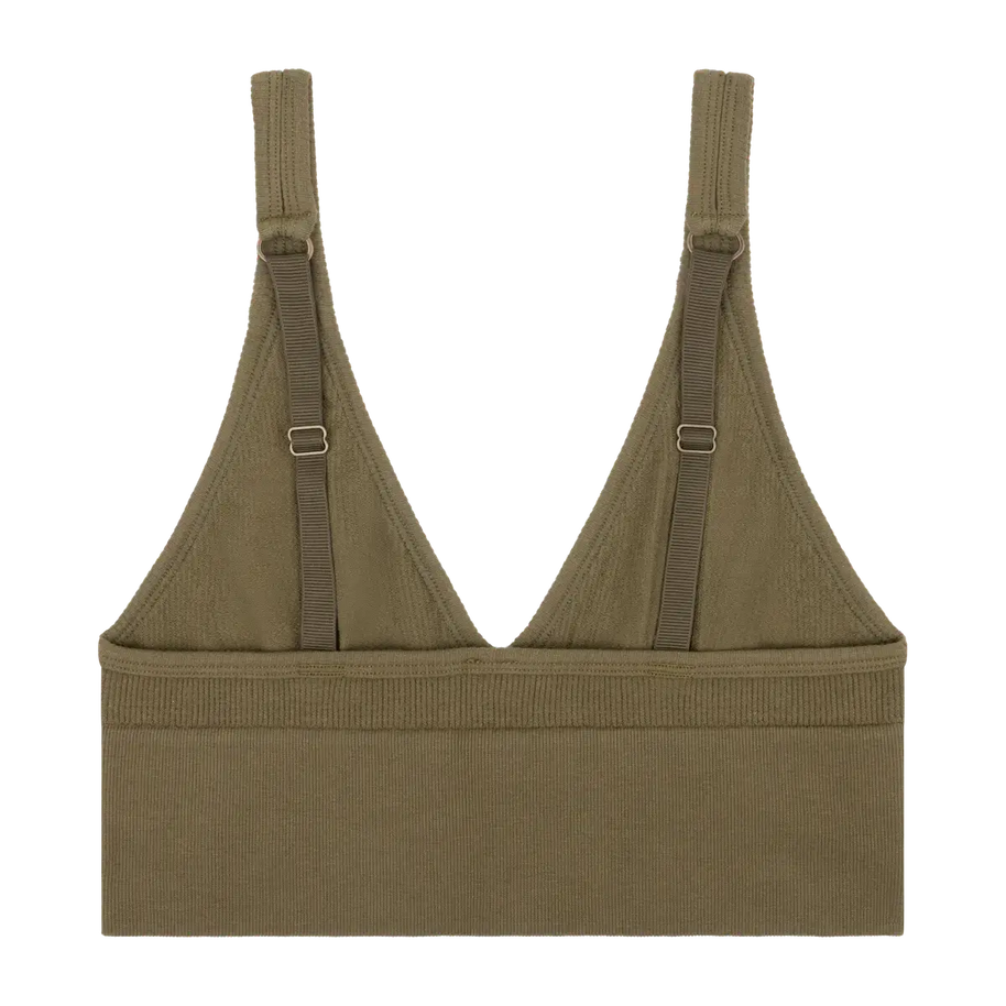 Love Stories Posey Sporty Bra Green Knit Bra Set