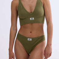 Lima Thong Love Stories Intimates Knit Green Set