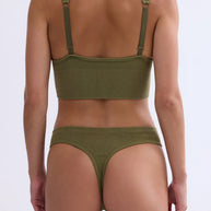 Lima Thong Love Stories Intimates Knit Green Set
