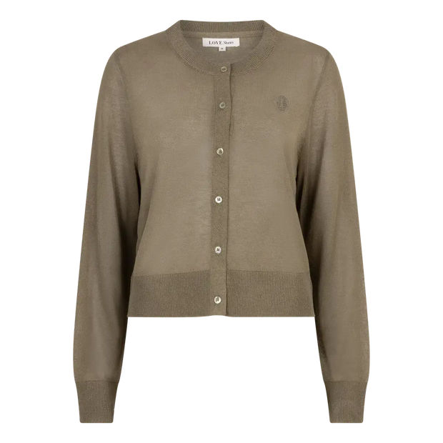Love Stories Thin Green Miranda Cardigan Holiday Cardigan