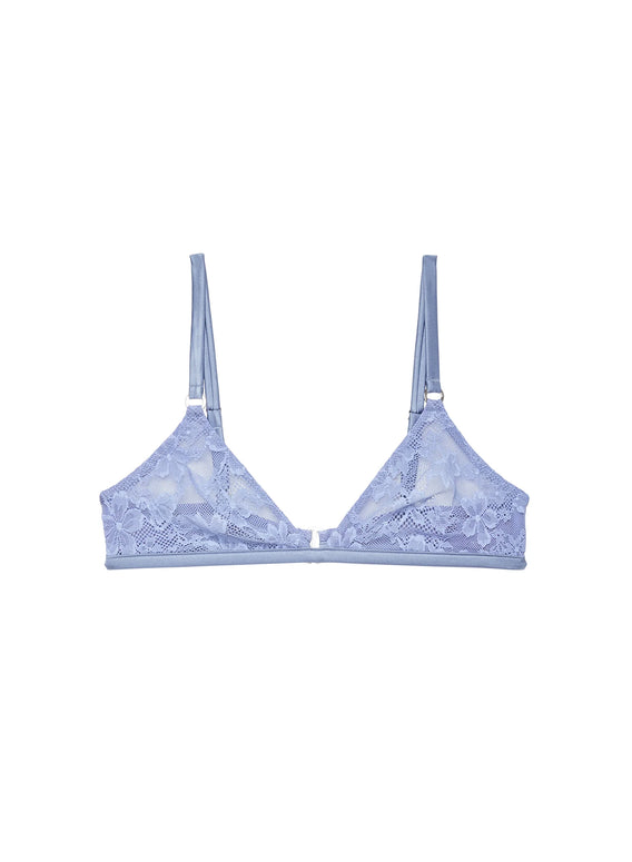 Fleur du Mal Le Stretch Lace Triangle Bra 