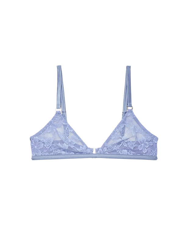 Fleur du Mal Le Stretch Lace Triangle Bra 