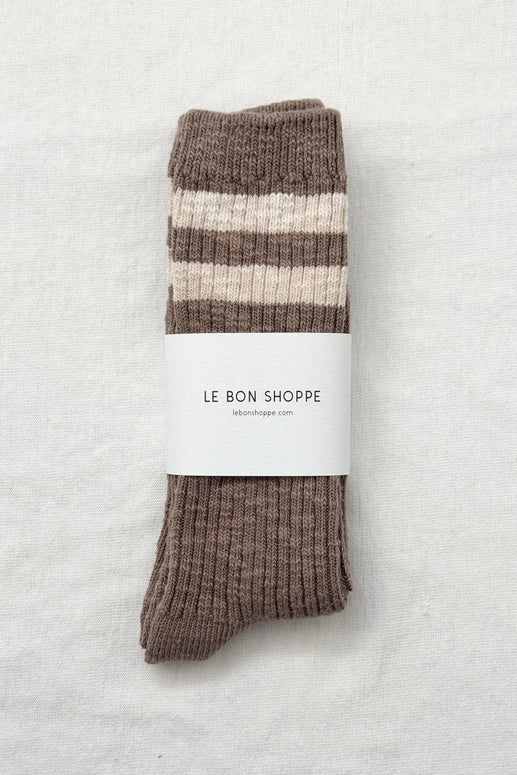 Cottage Varsity Socks | Flax Varsity