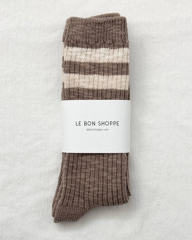 Cottage Varsity Socks | Flax Varsity