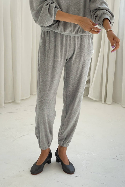 Le Bon Shoppe Pointelle Serene Jogger Grey for Women 