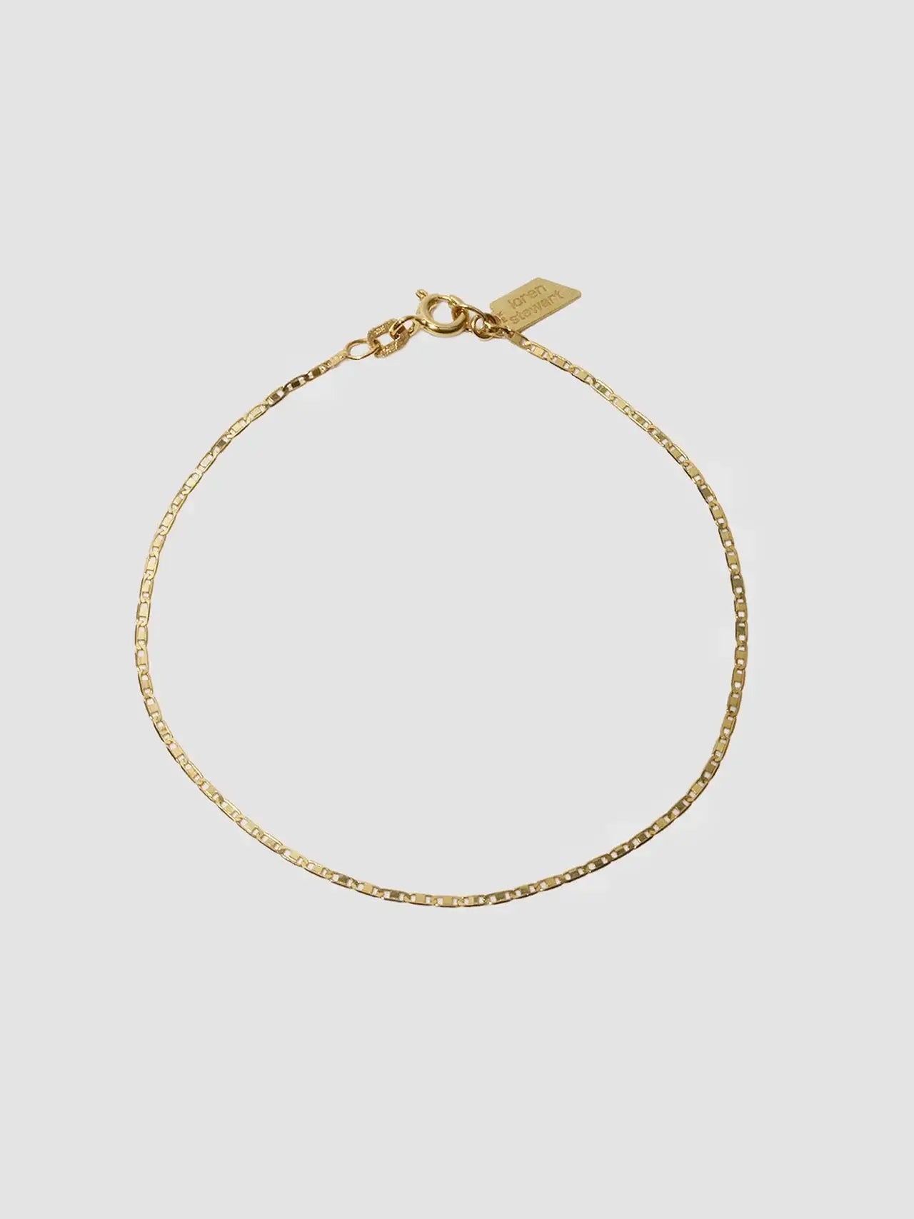 Loren Stewart Baby Sol Valentino Anklet Thin Gold Anklet