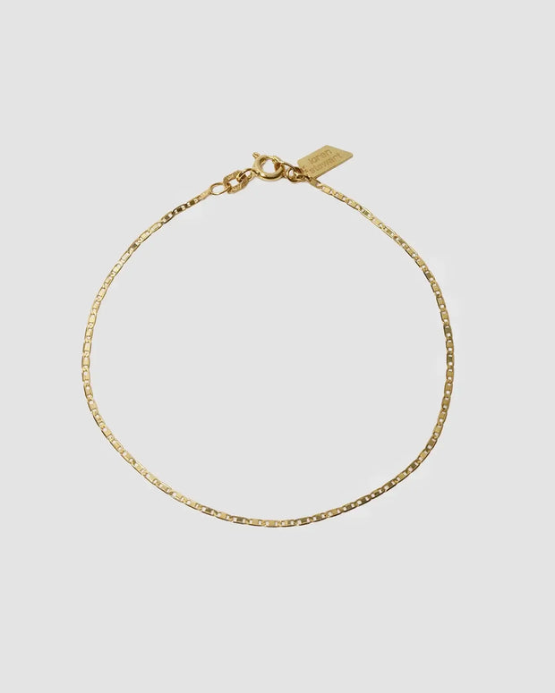 Loren Stewart Baby Sol Valentino Anklet Thin Gold Anklet