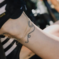 Loren Stewart Baby Sol Valentino Anklet Thin Gold Anklet