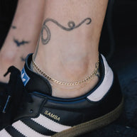Loren Stewart Baby Sol Valentino Anklet Thin Gold Anklet