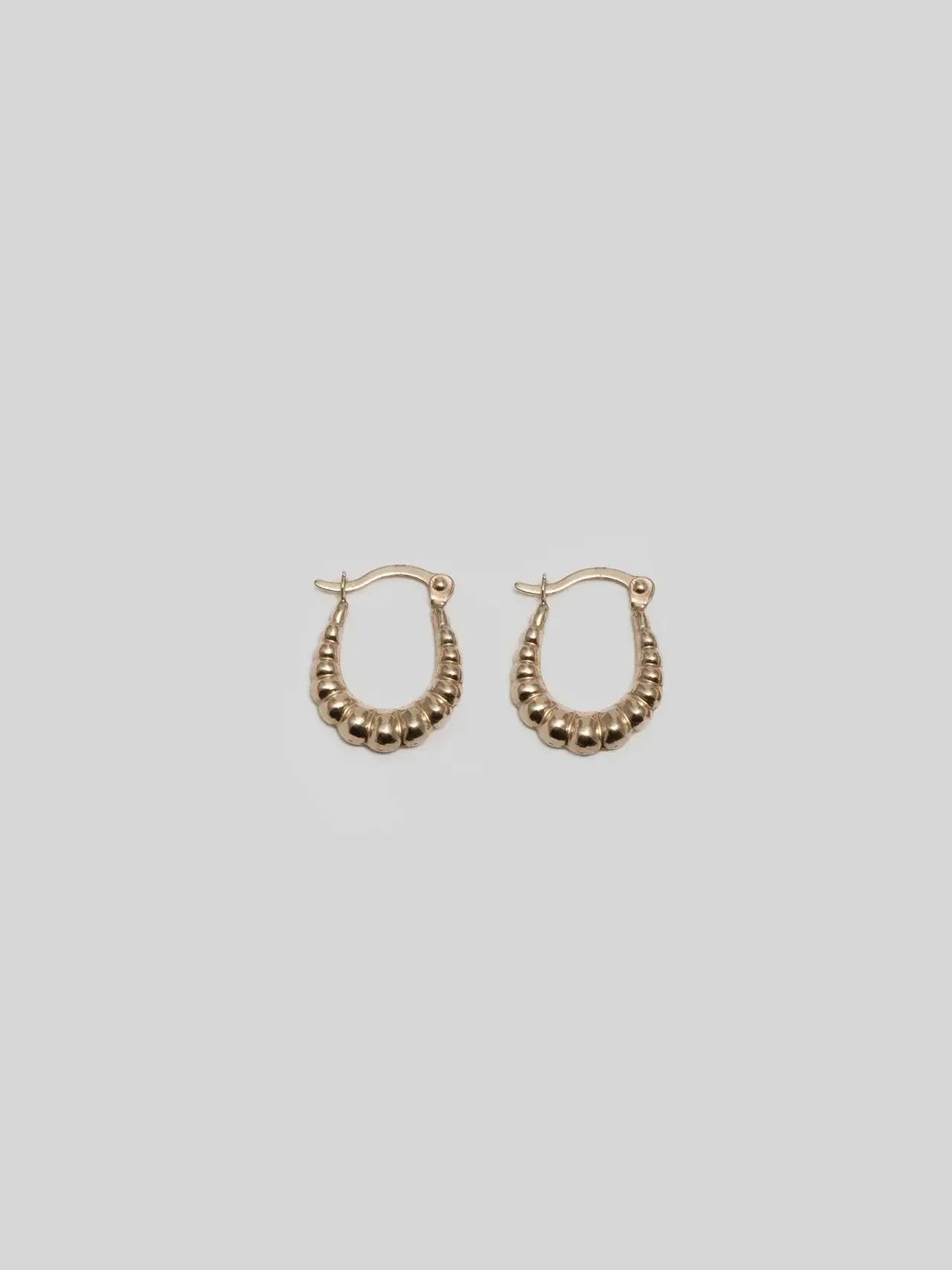 Bolla Hops Loren Stewart Unique Huggie Earrings Gold 