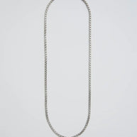 Loren Stewart Gordita Necklace Puff Heart Charm Gold Necklace Silver Chain