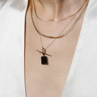 Loren Stewart Herringbone Gold Chain Women's Necklace