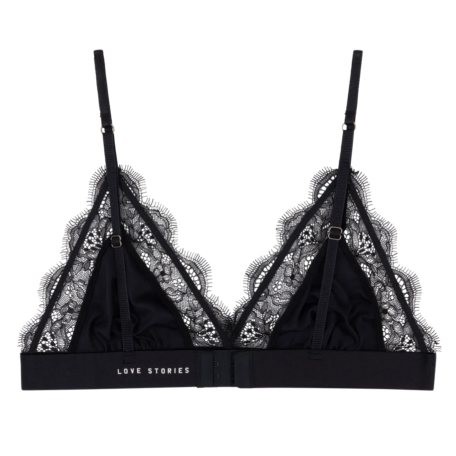 Love Stories Love Lace Bralette in Black