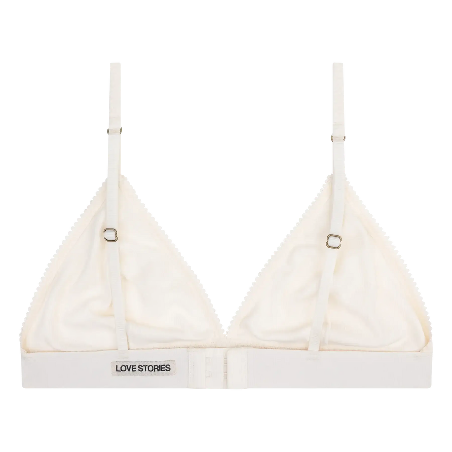 Love Stories Darling Bralette in Off White