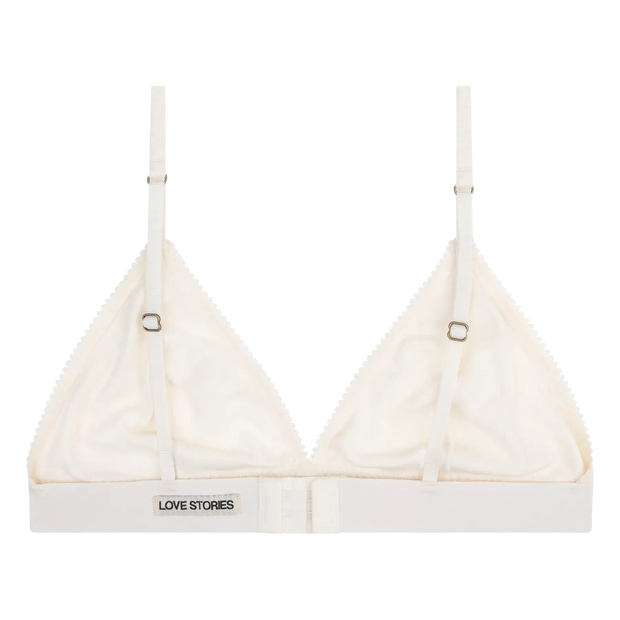 Love Stories Darling Bralette in Off White