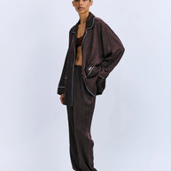 Love Stories Cedric Pajama Top Silk Pajama Top Set 