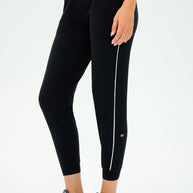 Splits59 Lucy Rigor Pant Piping Black Sweatpants