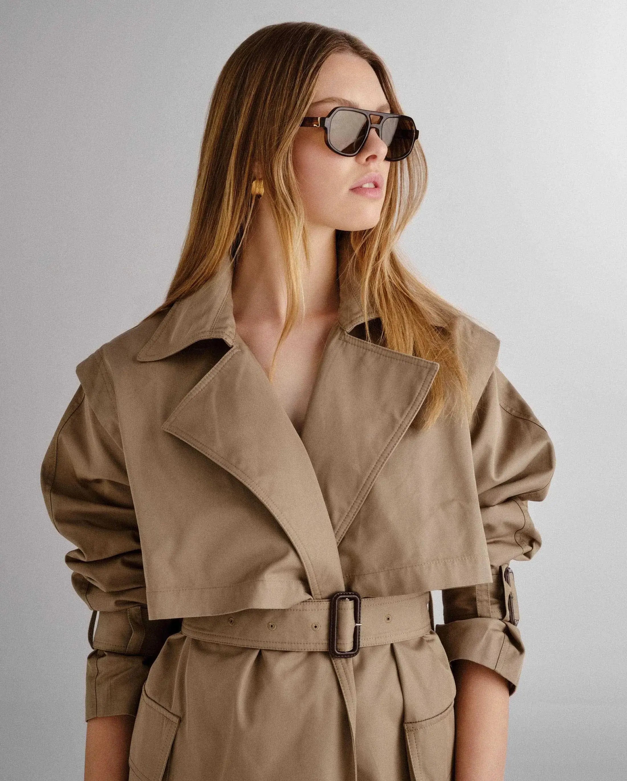 Luv Lou The Banks Sunglasses in Moss Tort, Aviator Sunglasses, Women's Sunglasses 