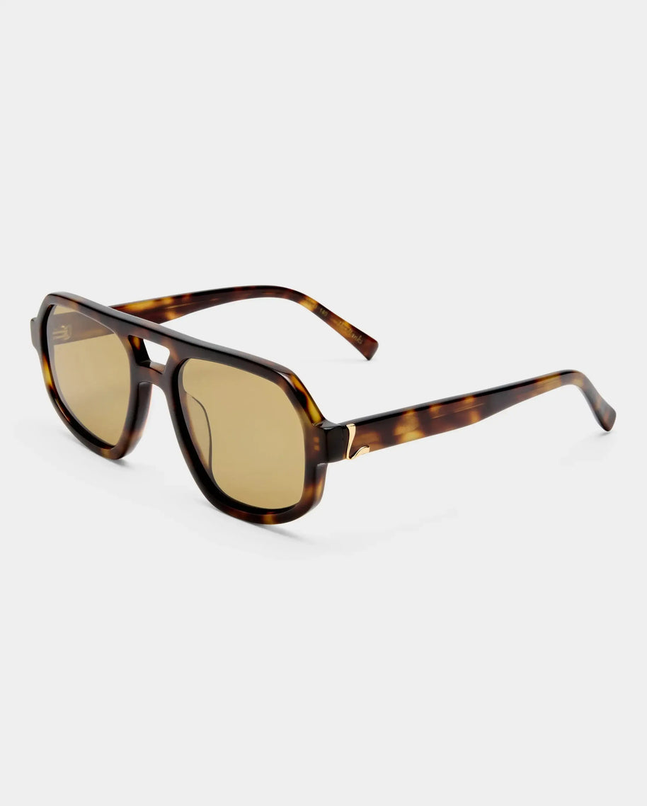Luv Lou The Banks Sunglasses in Moss Tort, Aviator Sunglasses, Women's Sunglasses 