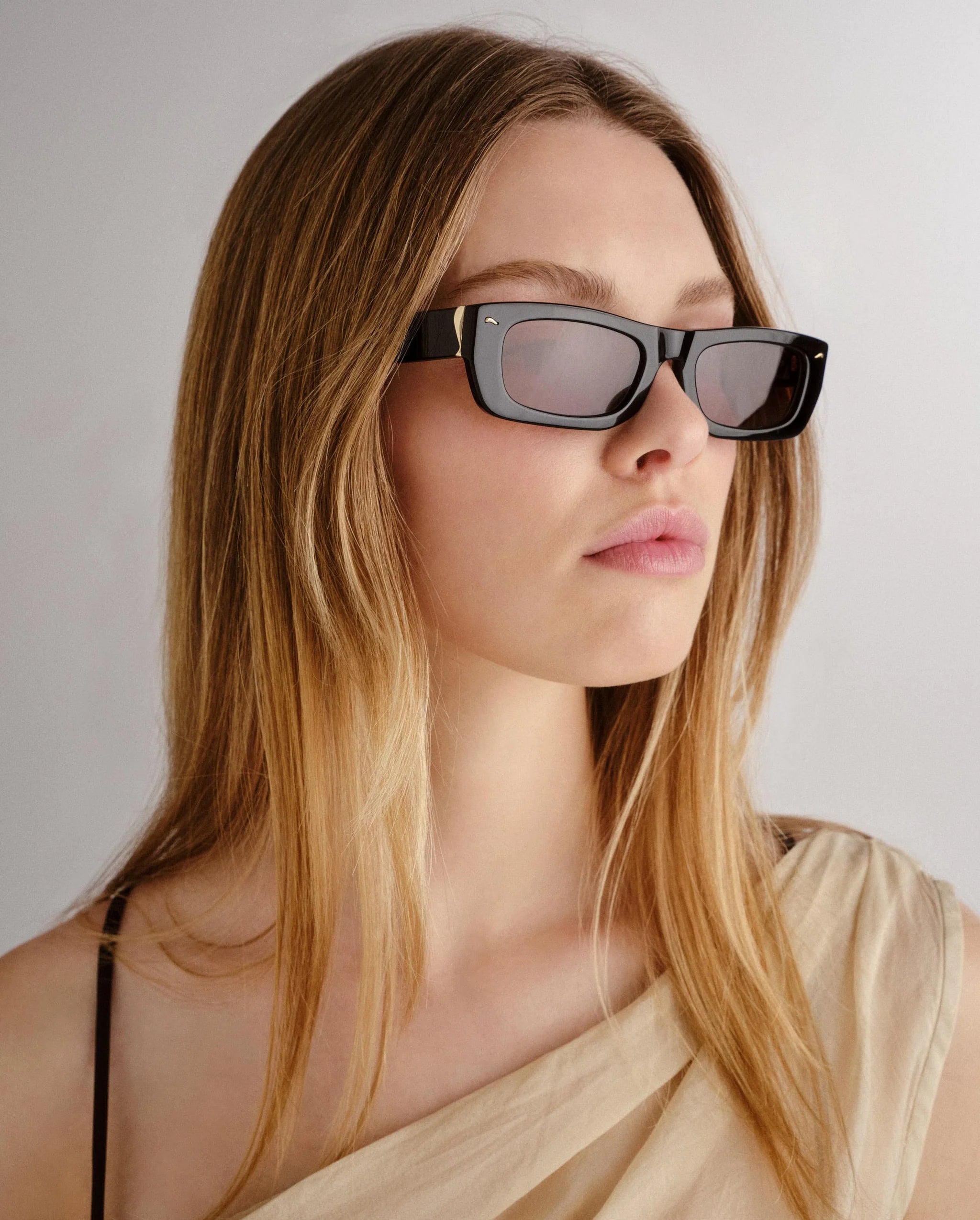 Luv Lou Tommy Sunglasses Black 