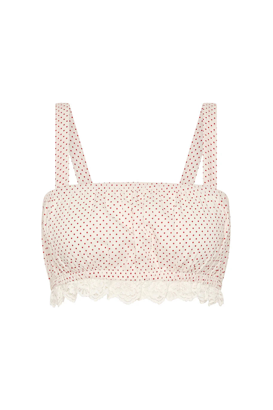 Marlowe Top | Cream & Polka Dot