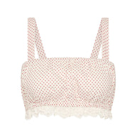 Marlowe Top | Cream & Polka Dot