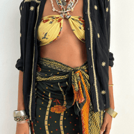 Maison Hotel Dylan Blouse in Starry Night 