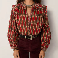 Maison Hotel Pancho Belt Western Studded Belt Black and Silver 