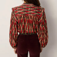 Maison Hotel Pancho Belt Western Studded Belt Black and Silver 