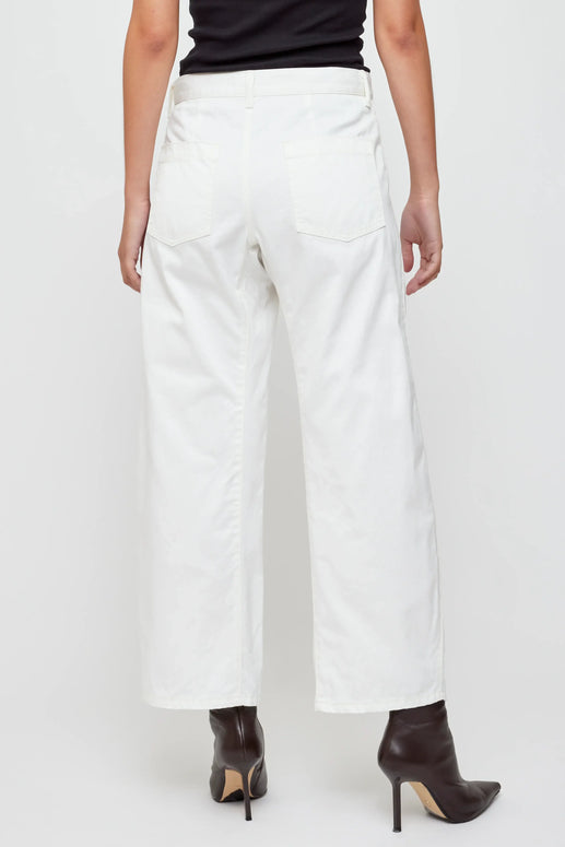 Moussy Vintage Malba Gusset Cargo Pant White 