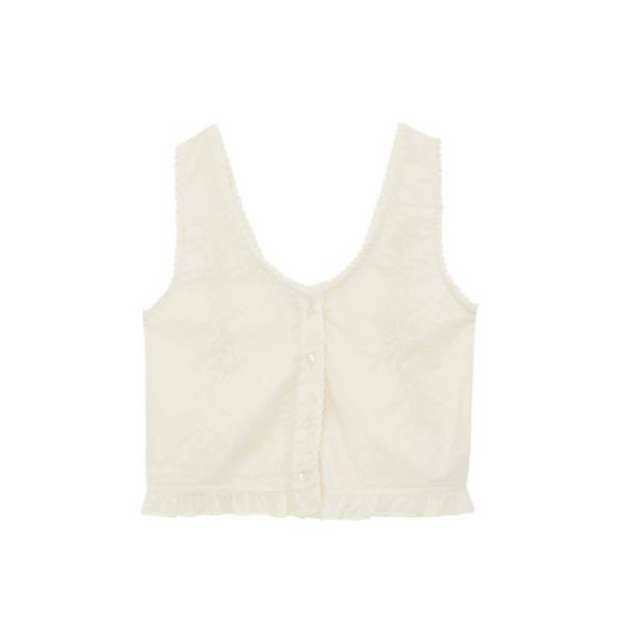 Maison Hotel Meg Blouse Cropped Top 