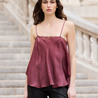 Mes Demoiselles Paris Mucha Top in Red 