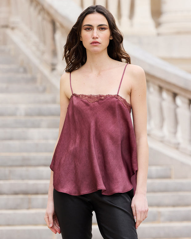 Mes Demoiselles Paris Mucha Top in Red 