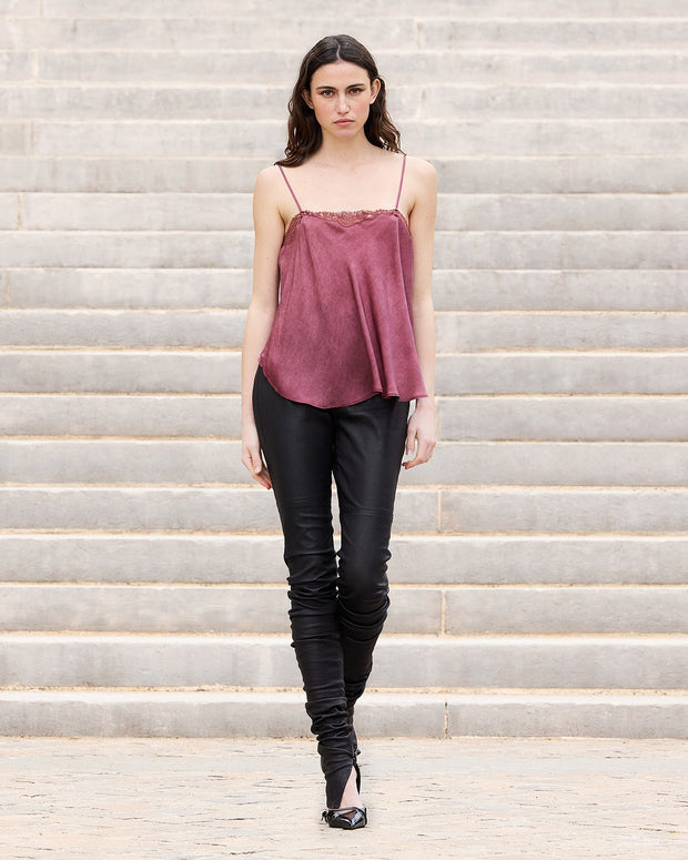 Mes Demoiselles Paris Mucha Top in Red 