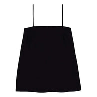 Mikoh Faye Linen Mini Dress in Black Night 