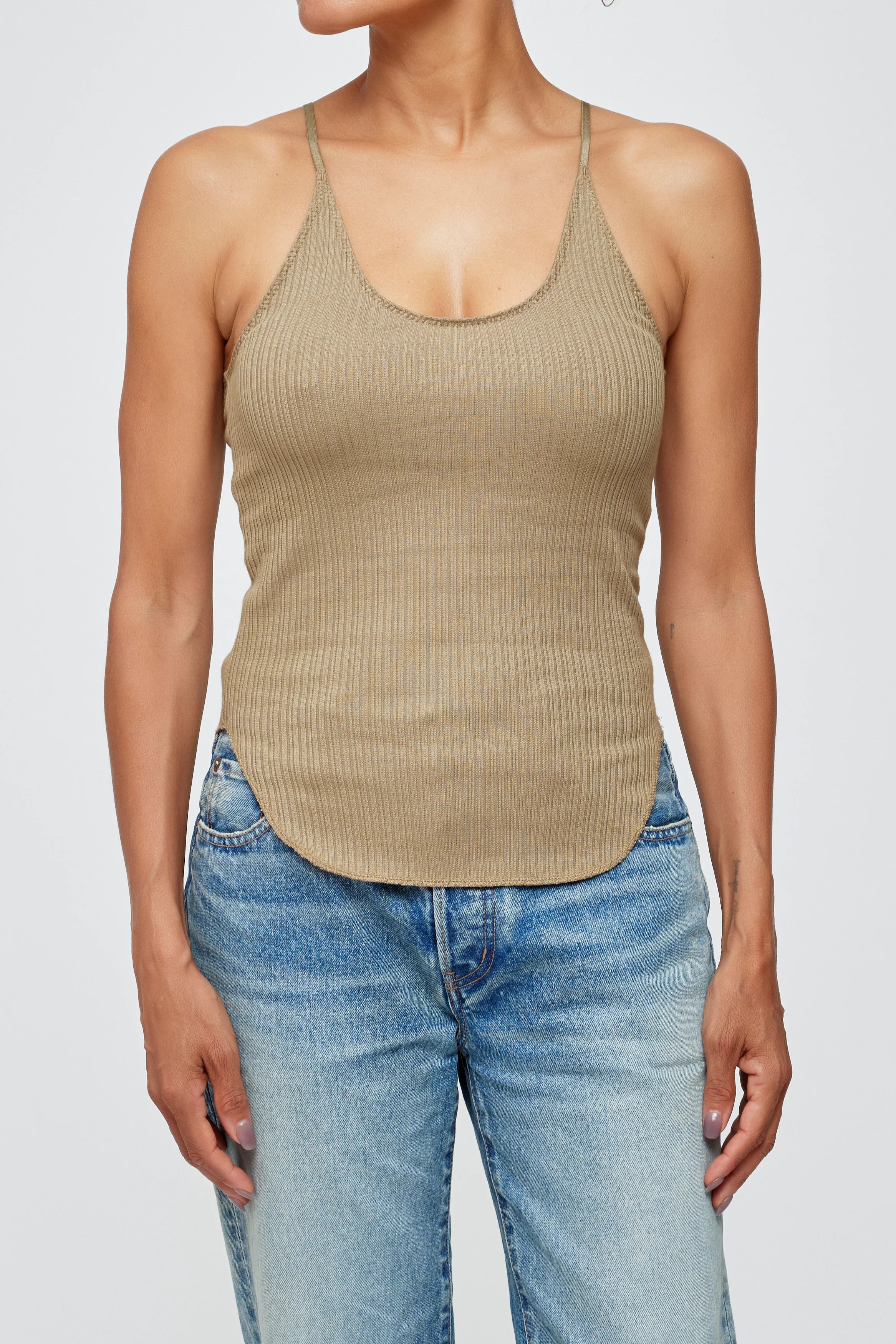 Moussy Vintage Basic Tank Camel 