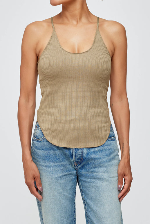 Moussy Vintage Basic Tank Camel 