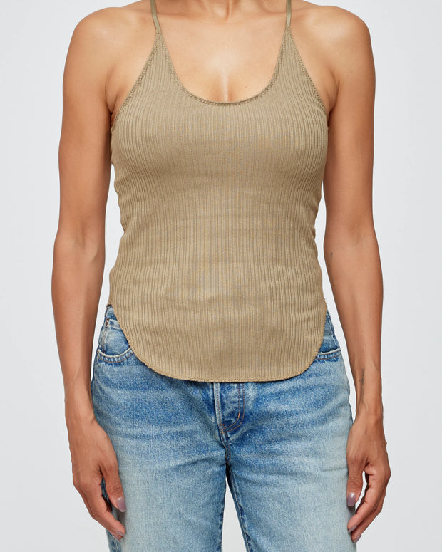 Moussy Vintage Basic Tank Camel 