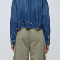 Leipsic Tiered Cropped Shirt