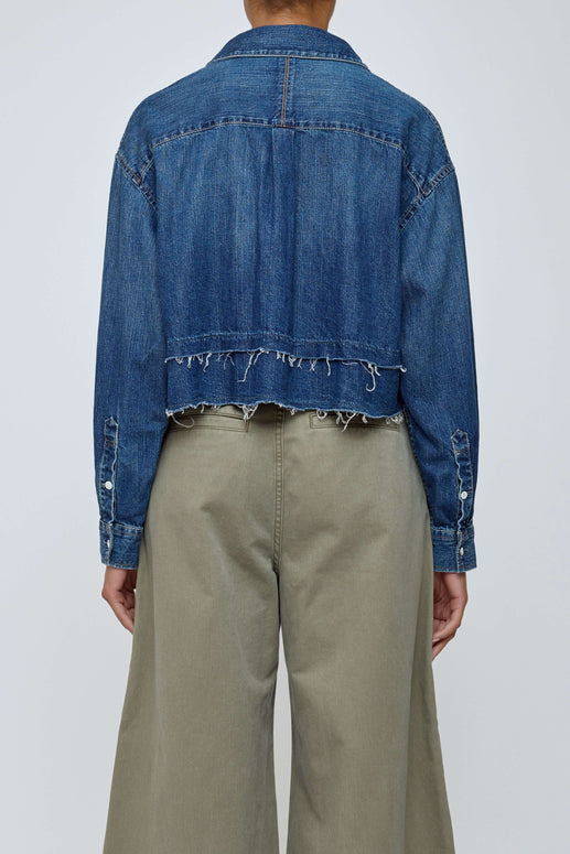 Leipsic Tiered Cropped Shirt
