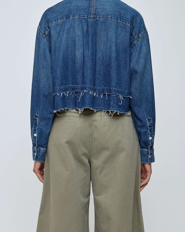 Leipsic Tiered Cropped Shirt