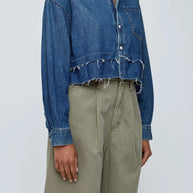 Leipsic Tiered Cropped Shirt