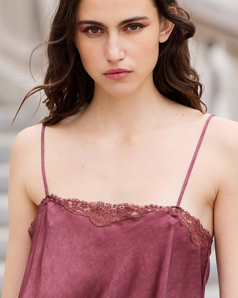 Mes Demoiselles Paris Mucha Top in Red 