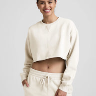 Luxe Fleece Boxy Pullover | Fresh Snow