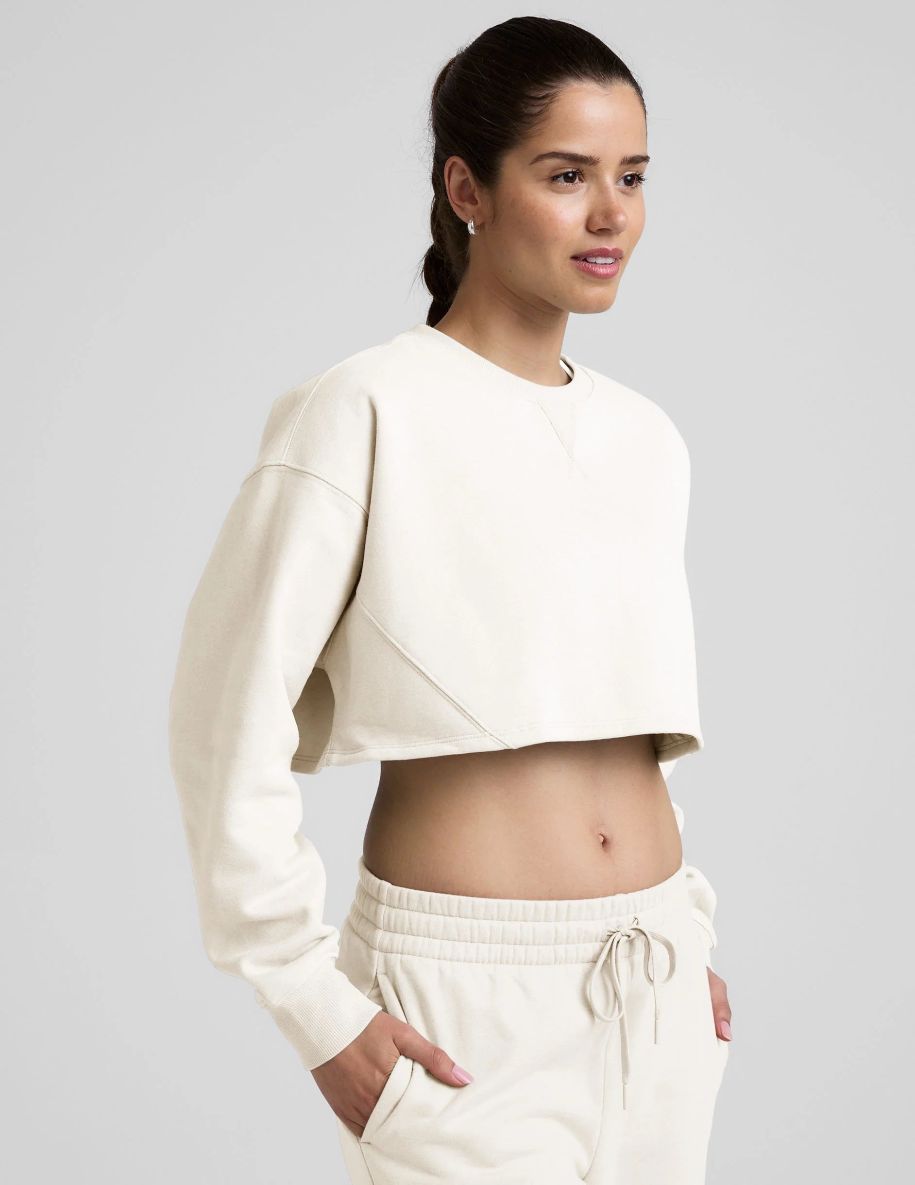 Luxe Fleece Boxy Pullover | Fresh Snow